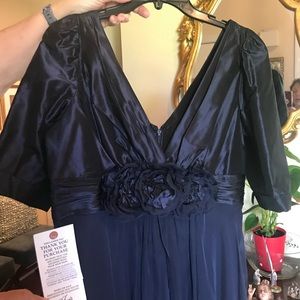 Stunning new gown in navy